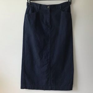 Jean Skirt Maxi, 8, Blue. Christopher & Banks